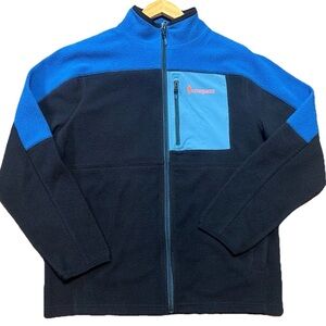 Cotopaxi Men's Abrazo Fleece Full-Zip Jacket Atlantic and Carbon LN